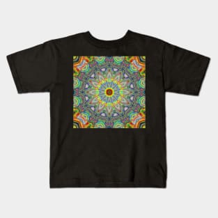 Psychedelic Trippy Acid Art Kids T-Shirt